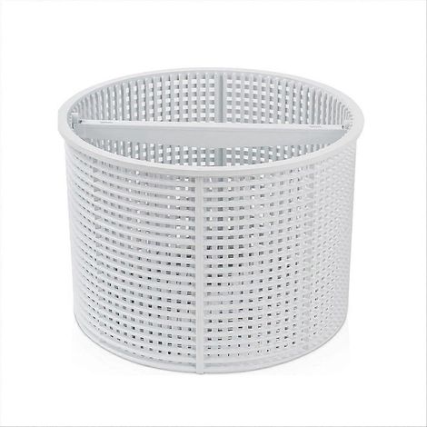 panier de filtre pour écumoire de piscine, blanc, pour retirer les feuilles (1/5)