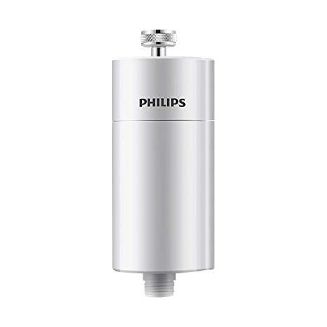 Philips – Filtre de douche compact 8 litres – Élimine le chlore et les impuretés – Débit 8L/min – Matériau anti-brûlure – Installation facile