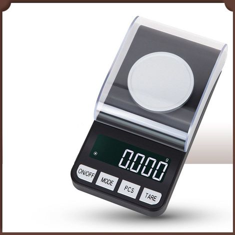 Balance de bijoutier, balance électronique, balance de haute précision au carat (100 g/0,001 g), balance électronique précise pour l'or et les plantes médicinales. (1/3)