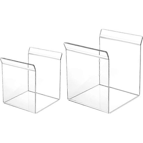 Support en acrylique pour sacs de congélation à fermeture zip, idéal pour le remplissage et le rangement. (1/4)
