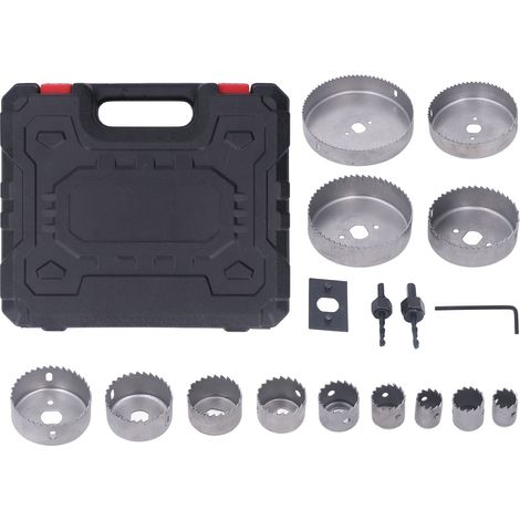 Kit de 16 scies cloches à dents incisives, coupe rapide stable multifonction pour menuiserie (1/5)