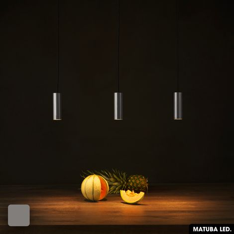 Lampe de suspension - MATUBA  GRIS  LED 6W (1/3)