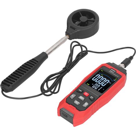 Anémomètre numérique portable, testeur de vitesse du flux d'air, anémomètre (1/5)