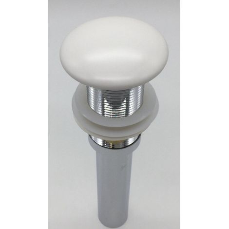 Royal Plaza Obturable clic clac pour lavabo et lave-mains céramique blanc mat