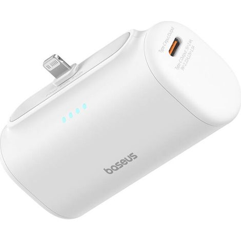 Powerbank OS-Baseus Compact IP 5000mAh 20W (blanco)