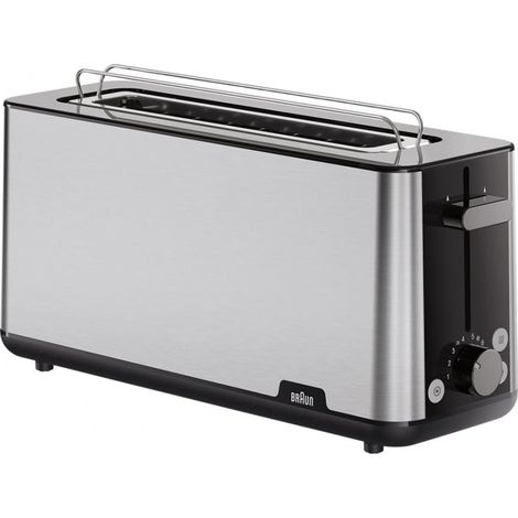 Braun HT1610BK Grille-pain noir 1030 W design moderne