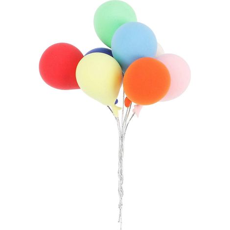 Lot de 8 mini ballons en argile, micro-ballons paysagers pour la décoration de bonsaïs-7x2cm (1/4)