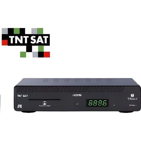 TERMINAL RÉCEPTEUR SATELLITE ASTRA TRIAX THR9910 TNTSAT (VENDU SEUL SANS CARTE ET HDMI )