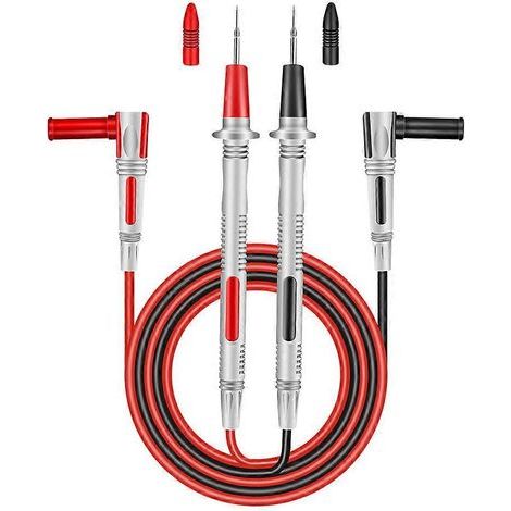 Paar Messleitungen für Digitalmultimeter 1000 V/20 A, Ersatzmessspitzen – 110 x 3,64 cm (1/4)