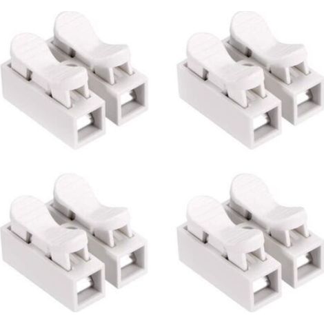 100PCS Wire Connector, CH2 Spring Connector, Automatic Connection Terminals, for LED Strip (1/4)