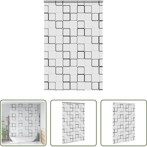 vidaXL Intimité salle de bain - Store enrouleur de douche avec cassette largeur du tissu 156 cm (1/5)