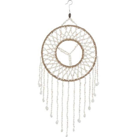 Attrape-Rêves Mandala "Coquillage" 50cm Blanc