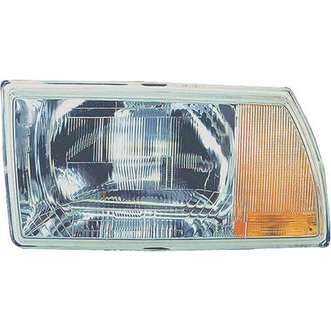 Phare avant gauche H4 blanc/orange Citroen C15 1984-1989