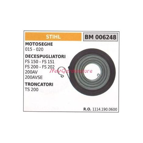 Molla avviamento STIHL decespugliatore FS 150 151 200 202 006248