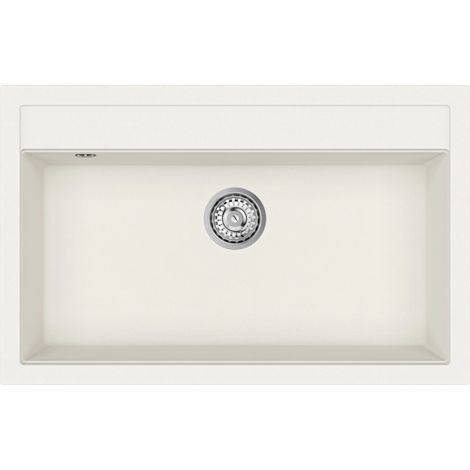 Évier granit blanc Helika QUADRO 1 bac (1/3)