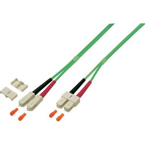 Techly Professional Cavo Fibra Ottica SC/SC 50/125 Multimodale 2 m OM5 (1/3)