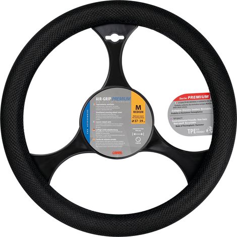Air-Grip Nero, coprivolante ventilato - M - Ø 37/39 cm (1/2)