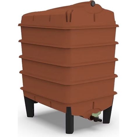 Terracotta Tiger Wormery – Worm Composter Including Worms – 4 Tray (1/3)