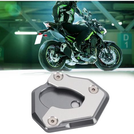 Modifizierter Motorradständer mit verbreiterter Basis, KAWASAKI Z900, 2017-2019, Farbe Titan. (1/5)
