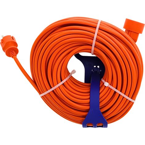 Prolongateur extérieur 40 mètres avec terre Orange - SIANCE (1/3)