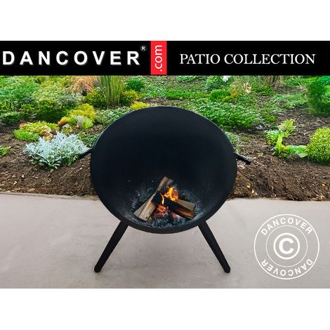 Fire Bowl Half Sphere, Ø60x65 cm, Black - Dancover (1/2)