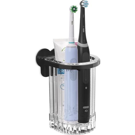 Support adhésif brosse à dents électrique pour douche mural (1/4)