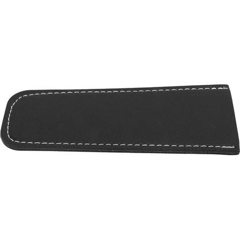 Poignée de Casserole Anti-Brûlure en Simili Cuir, Accessoire de Cuisine pour Poêle en Fonte et Frying Pan, Noir (1/5)