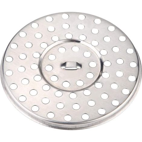 Caniveau de douche rond en acier inoxydable de 8,5 cm de diamètre (1/5)
