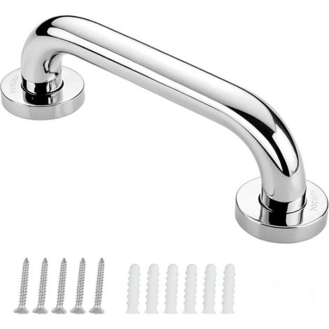 (30cm )Poignées d'appui pour personnes âgées, en acier inoxydable, poignée de baignoire, de salle de bain, pour montage mural, WC, salle de bain, antidérapante, poignée de sécurité (1/5)