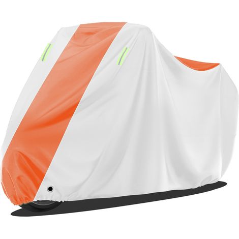 Telo coprimoto, adatto sia per giornate di sole che di pioggia, protezione solare, protezione dalla pioggia, protezione dalla polvere, realizzato in foglio di alluminio, CZ-108, 4XL (295110140 cm)