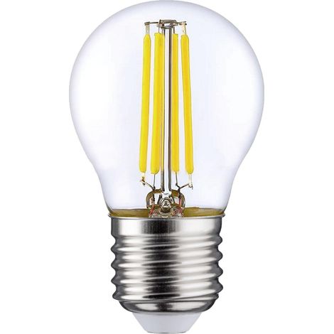 Lpe sphérique G45 Filament LED E27 4W 4000K 400lm Cl.Energ. E 15000H claire ARIC 20025