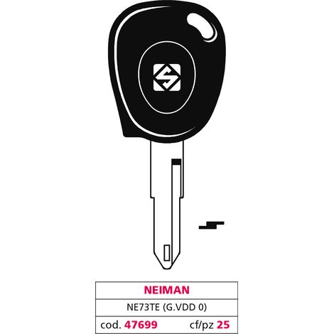 Silca CHIAVE PER AUTO NE73TE (G. VDD 0) NEIMAN 5.00 pz