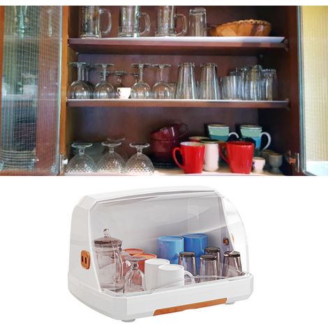 Tischbecherhalter, Aufbewahrungsbox für Wasserbecher, staubdichte Glasbecherablage, Obstabtropfkorb, große Orange (1/5)