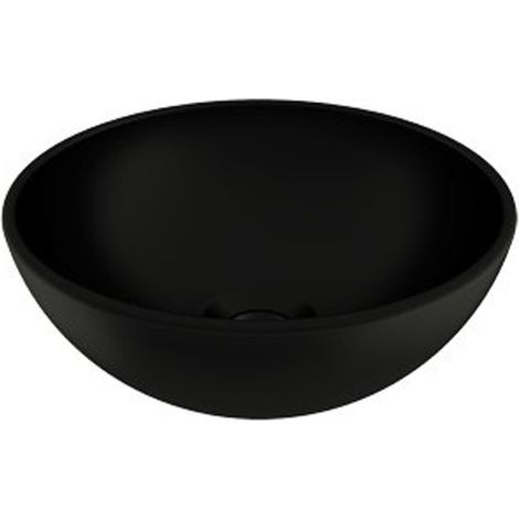 Plieger Mini Round vasque à poser - 26x26x12cm - noir mat