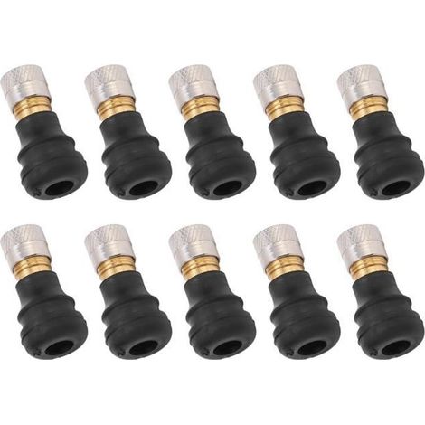 Scooter électrique Tubeless Tire Valve 10PCS Scooter électrique Tubeless Tire Vacuum Valve 2cm Long for M365 moto pneu