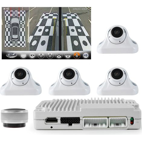 Système de caméra automobile 360 3D Pro avec capteur 225, blanc (1/5)