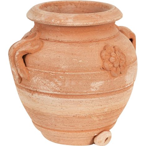Set 2 Orcini in terracotta toscana 16x15x15 cm Orcino terracotta da esterno Vaso terracotta Made in Italy Giara terracotta (1/5)