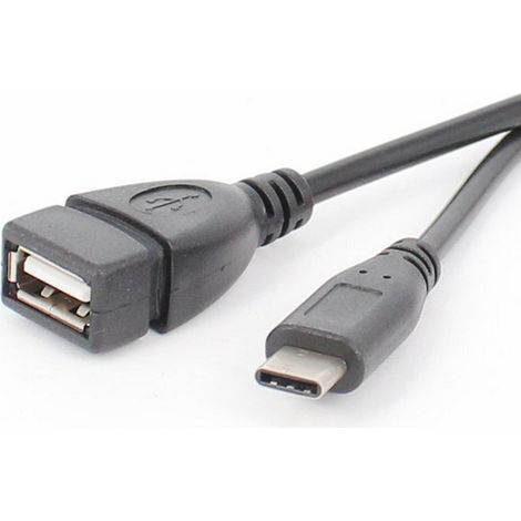 Female USB to Type-C to OTG data cable for mobile phones, tablets, external USB flash drives, keyboards, mice, games and music. (1/4)