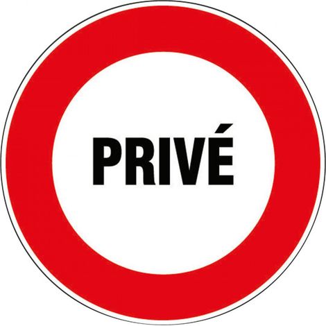 Panel de señalización privado 4062136