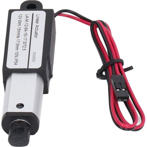 Elektrischer Mikro-Linearaktuator aus Aluminium und ABS-Kunststoff, Gleichstromversorgung, Mini-Linearaktuator für Landmaschinen, 12 V, 17,5 mm (0,7 Zoll) (1/5)