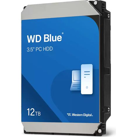 Western Digital Blue WD120EAGZ Interne Festplatte 12 TB 7200 RPM 512 MB 3.5" Serial ATA III