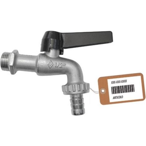 RUBINETTO A SFERA CON PORTAGOMMA F-BRICO 3/4&quot  DN 14  PN 16