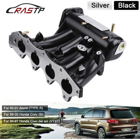 Car Pro Series Intake Manifold Modification for Honda Civic 92-01B16A B16B B18C - Silver (1/4)
