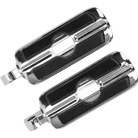 1 Paar Motorrad-Fußrasten, rutschfeste Fußrasten, Motorrad-Upgrade-Zubehör (Silber) (1/5)