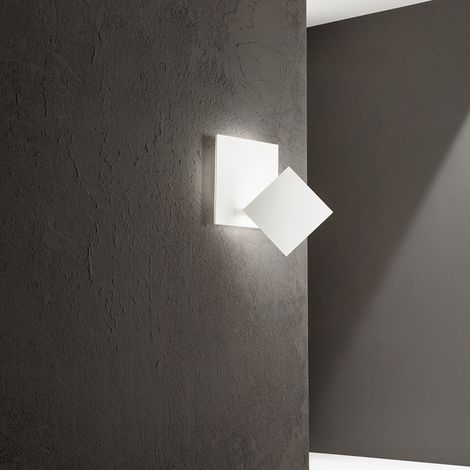 Applique Moderna Post Metallo Bianco Led 35W 3000K Ip20