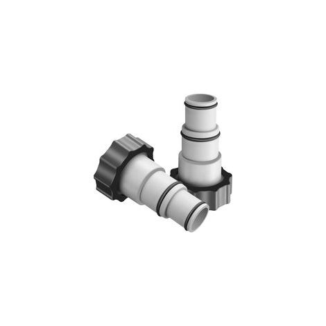Lot de 4 adaptateurs A pour piscine Intex - Adaptateur de tuyau de rechange pour pompe - Série A - Avec filetage intérieur à visser - Raccord (1/5)