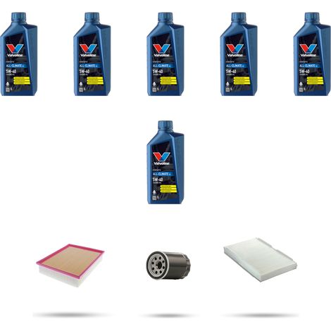 Kit tagliando 3 FILTRI e 6L OLIO compatibile con Citroen C4 2.0 16v WT 130kw dal 2004 al 2010 (1/5)