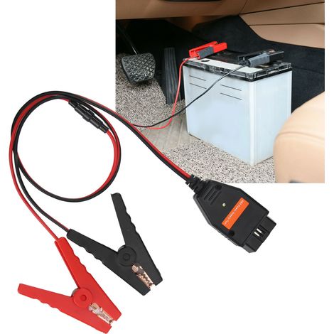 BT-30 Diagnosegerät für OBD2-Steuergeräte, Notstromkabel, Batterieklemme und Speicherschutz (1/5)