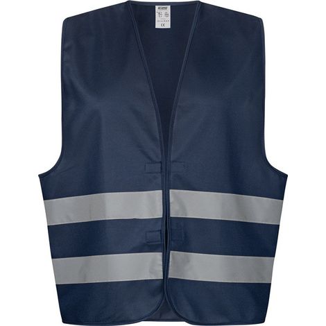 Gilet ad alta visibilità SKARDE taglia unica navy circonferenza torace circa 130cm EN 17353 tipo B3 SAFESTYLE (1/2)