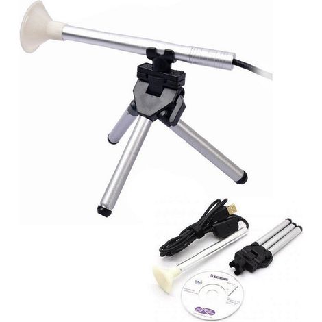 Trade Shop - USB 0.1X-200X PC HINWEIS FOTO VIDEO LED 0.3MPX B005 - (1/3)